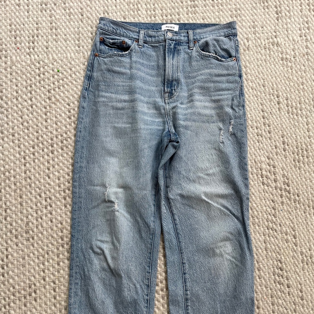 Pistola Ryder Hise Rise Cuffed Straight Jean